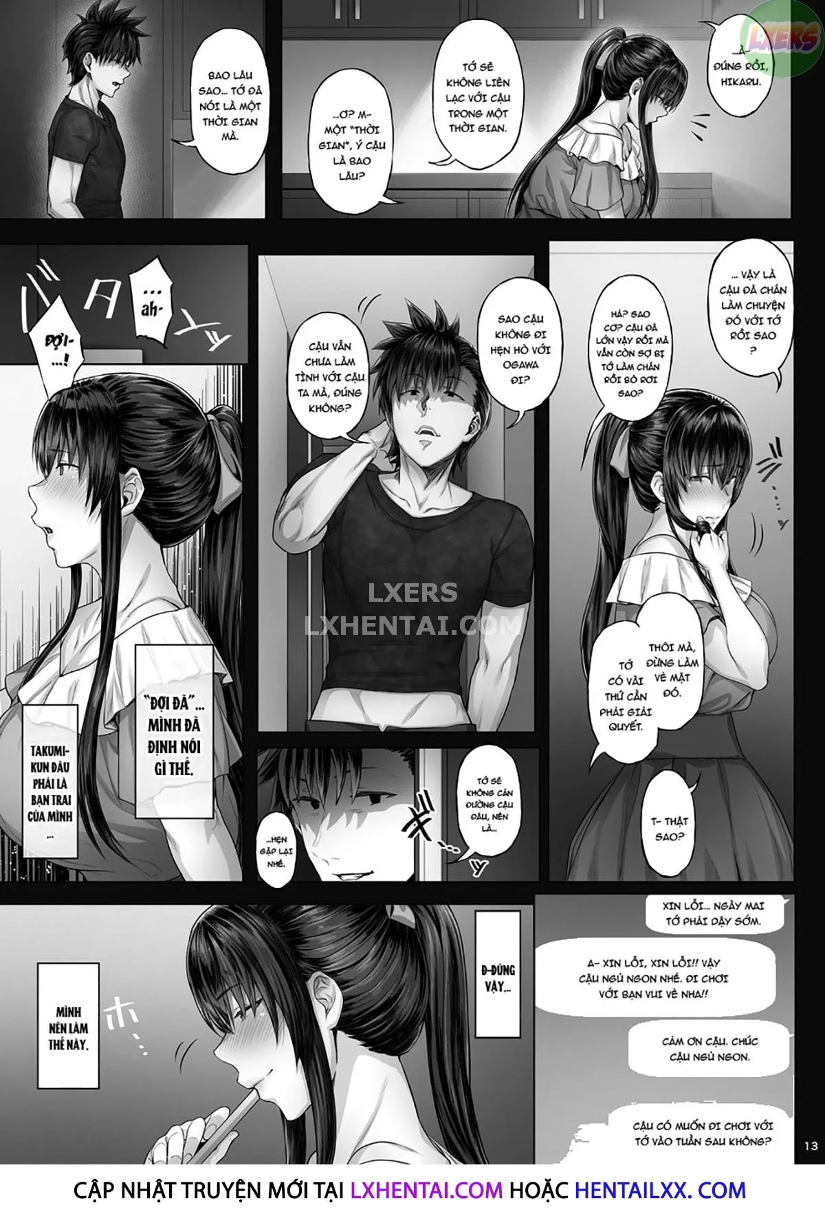 HentaiVN.net - Ảnh 15 - Kanojo Ga Boku No Shiranai Tokoro De [What My Girlfriend Does That I Don't Know About] - Chap 2 - [END]