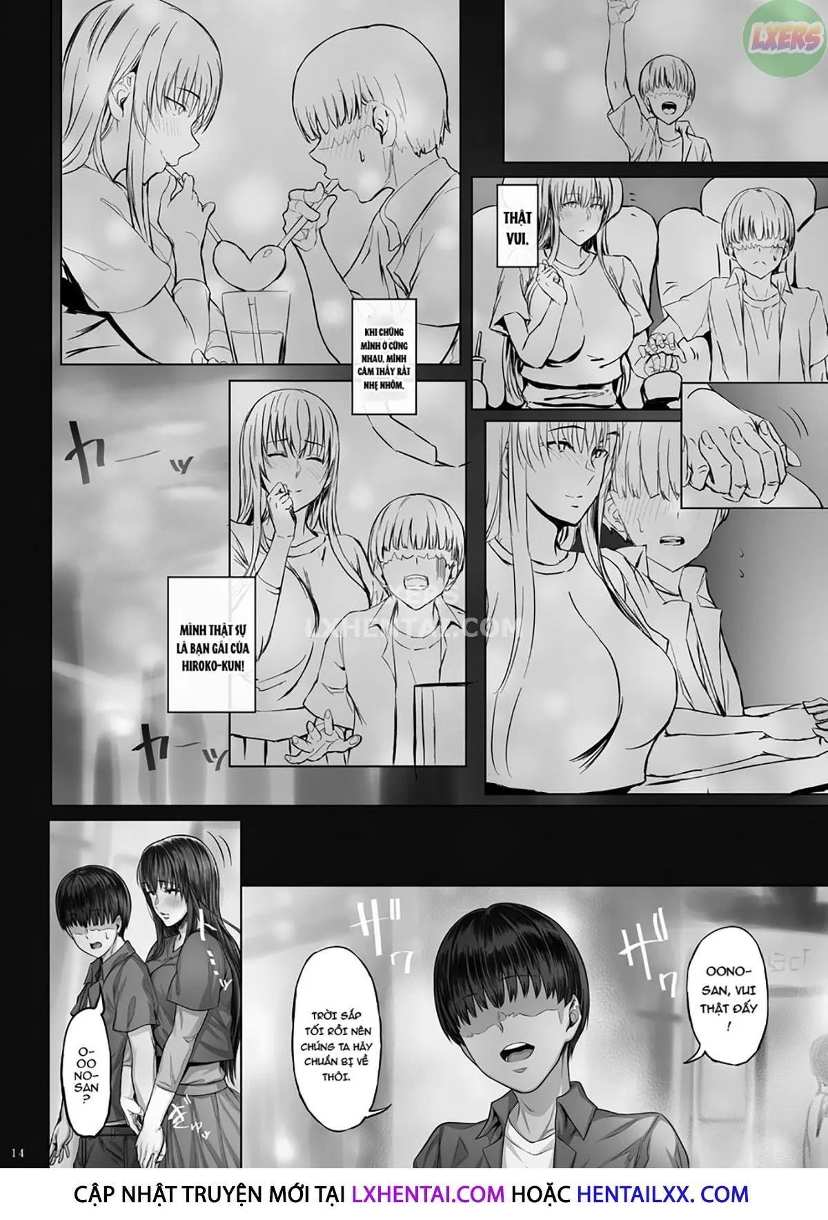 HentaiVN.net - Ảnh 16 - Kanojo Ga Boku No Shiranai Tokoro De [What My Girlfriend Does That I Don't Know About] - Chap 2 - [END]
