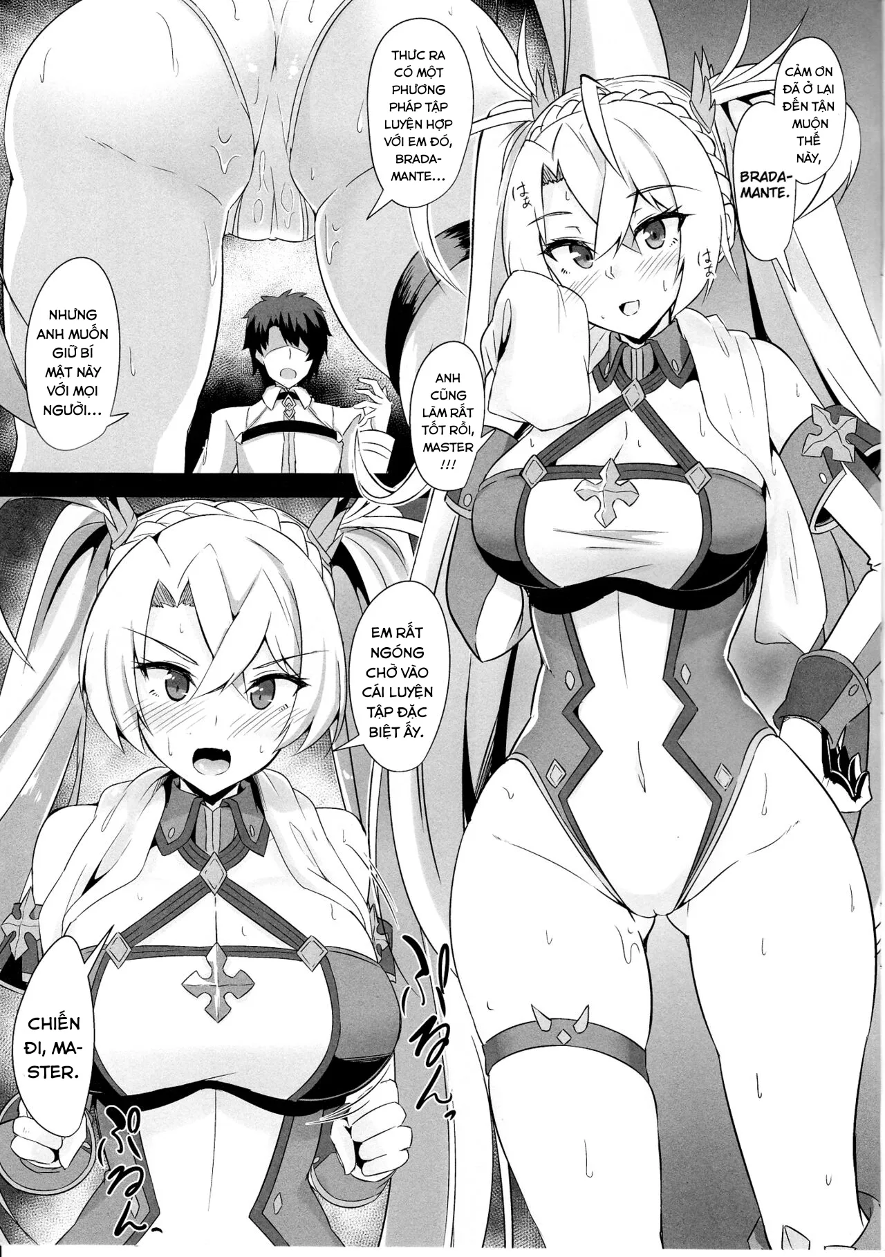 HentaiVN.net - Ảnh 3 - Buổi tập luyện đặc biệt với Bradamante. [Bradamante to Himitsu no Tokkun; Secret Special Training with Bradamante] - Oneshot