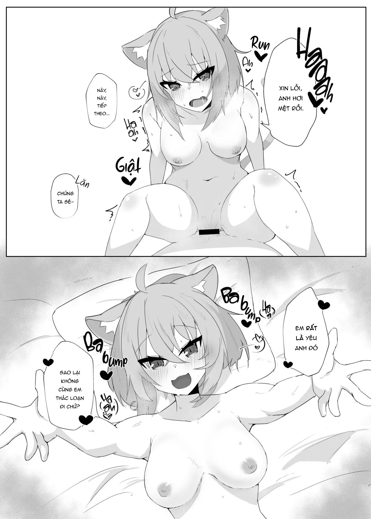 HentaiVN.net - Ảnh 12 - Nàng người yêu ngọt ngào Nekomata [Sweet Lover Nekomata; Icha Love Nekomata] - Oneshot