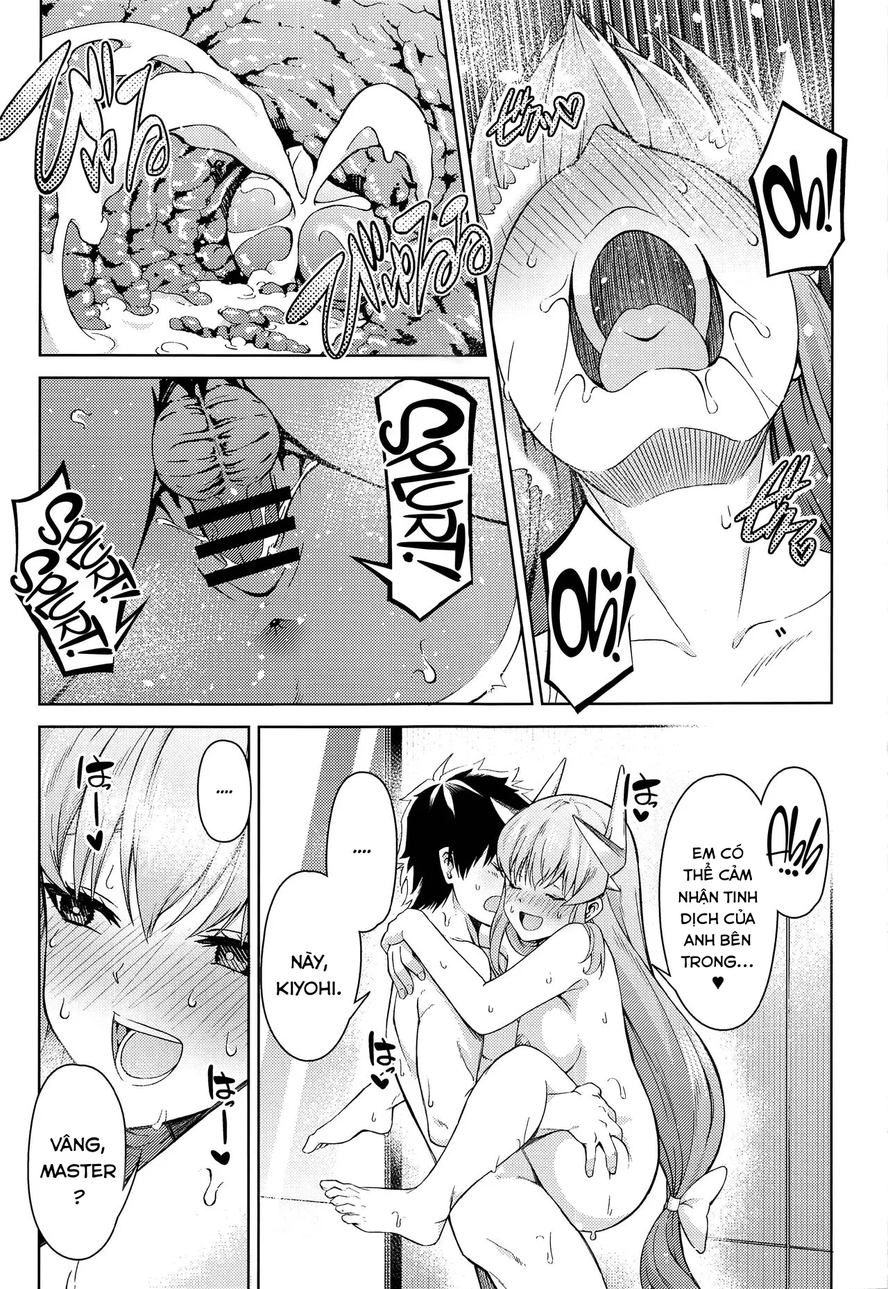 HentaiVN.net - Ảnh 19 - Ah, Master, thành thật nào ♡ [Aa Master Shoujiki ni Natte♡; Ah, Be Honest, Master♡] - Oneshot
