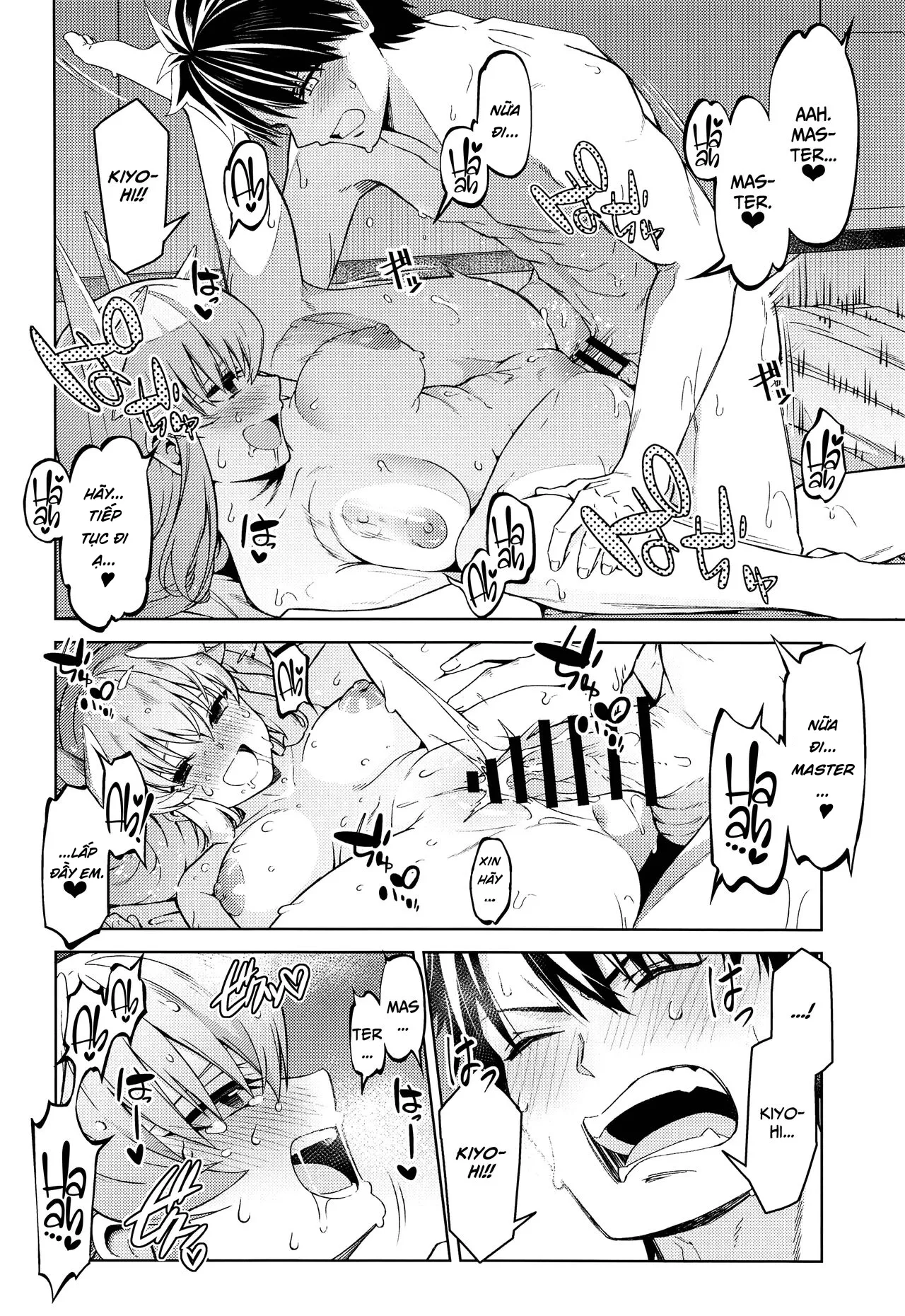 HentaiVN.net - Ảnh 24 - Ah, Master, thành thật nào ♡ [Aa Master Shoujiki ni Natte♡; Ah, Be Honest, Master♡] - Oneshot