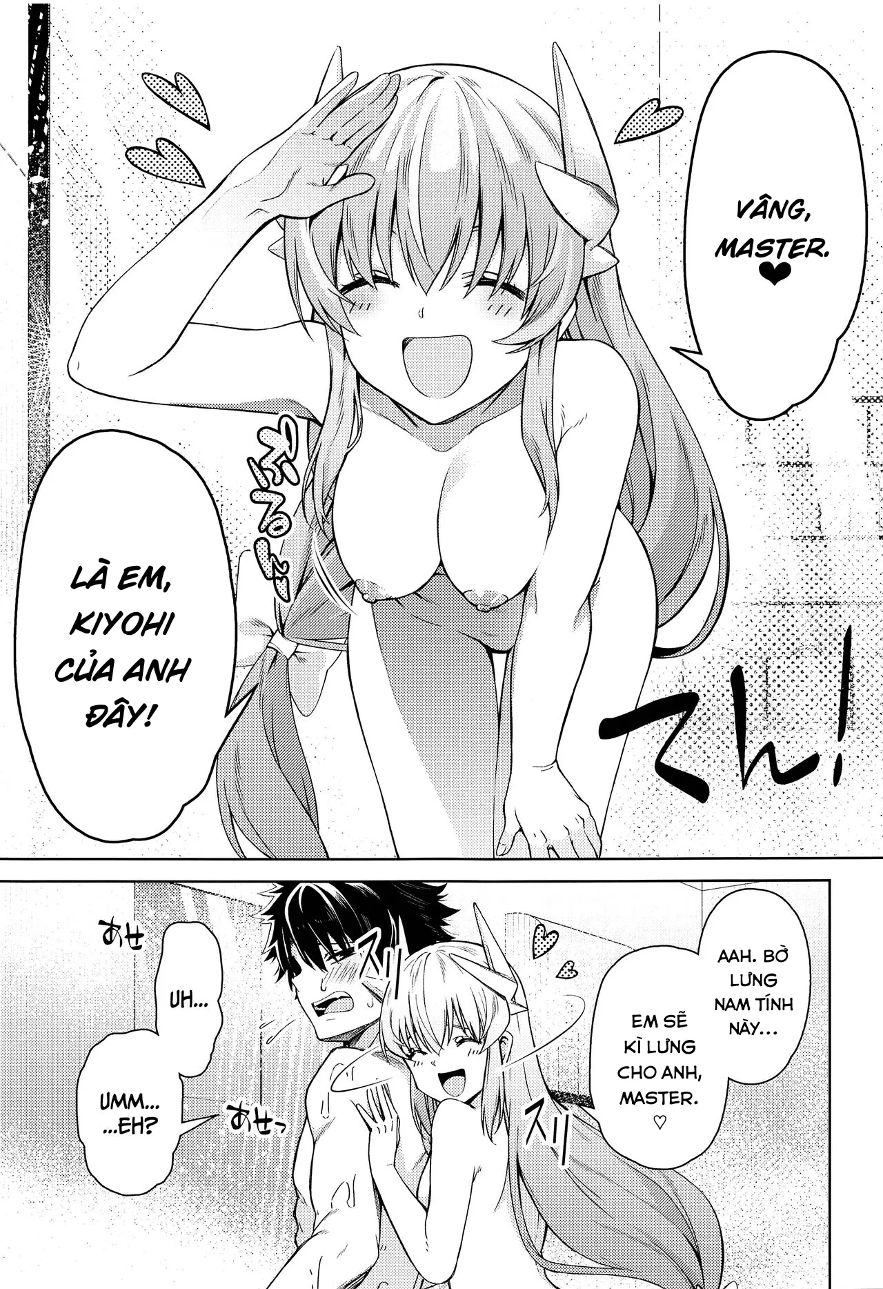 HentaiVN.net - Ảnh 5 - Ah, Master, thành thật nào ♡ [Aa Master Shoujiki ni Natte♡; Ah, Be Honest, Master♡] - Oneshot