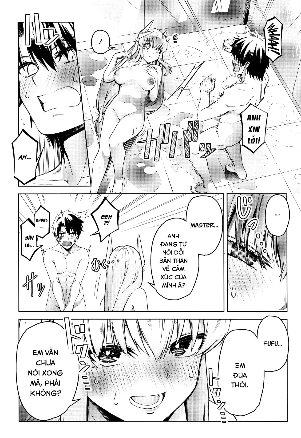 HentaiVN.net - Ảnh 8 - Ah, Master, thành thật nào ♡ [Aa Master Shoujiki ni Natte♡; Ah, Be Honest, Master♡] - Oneshot