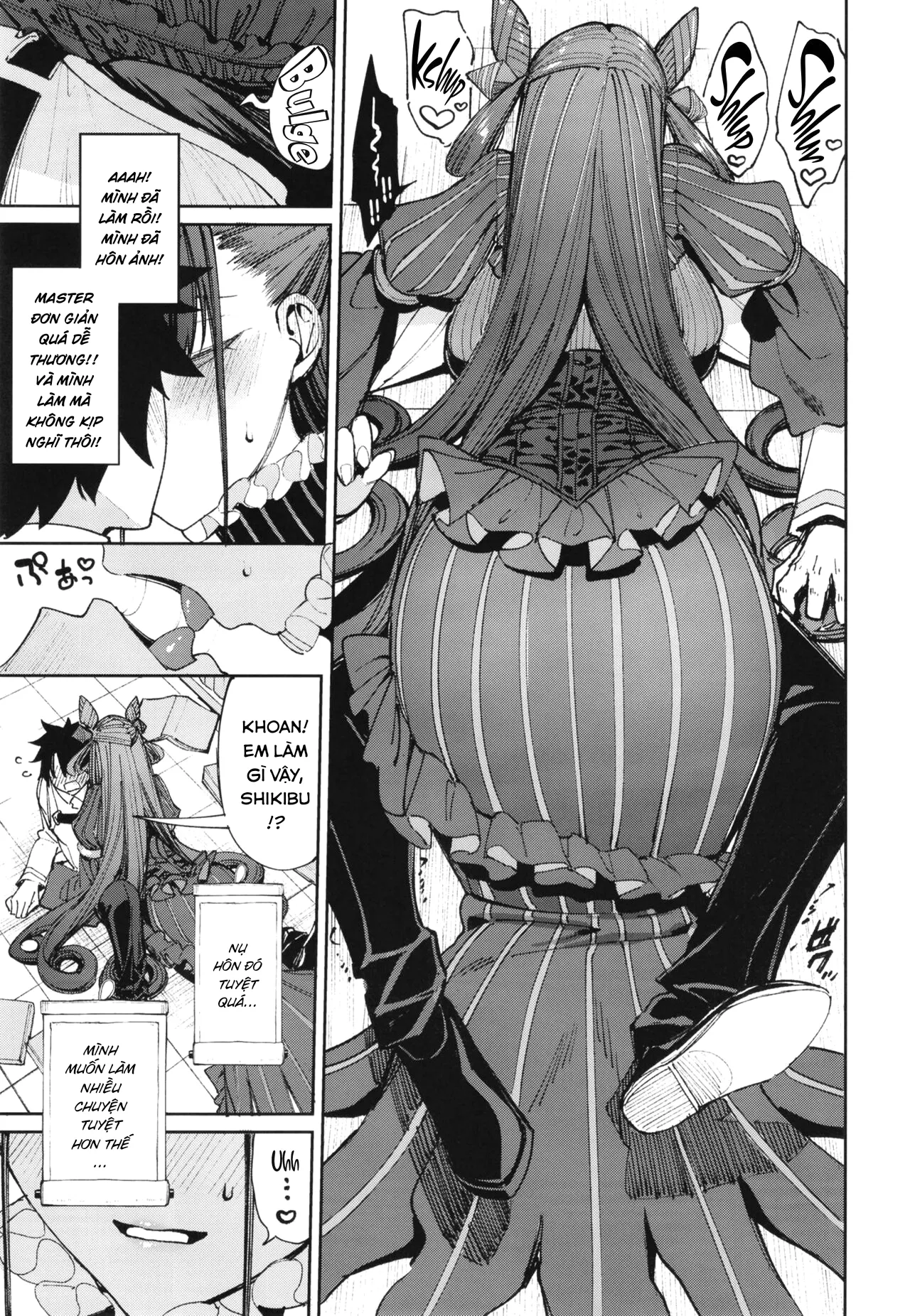 HentaiVN.net - Ảnh 9 - Murasaki Shikibu Sakusei Hon. [Murasaki Shikibu's Semen Milking Book.] - Oneshot