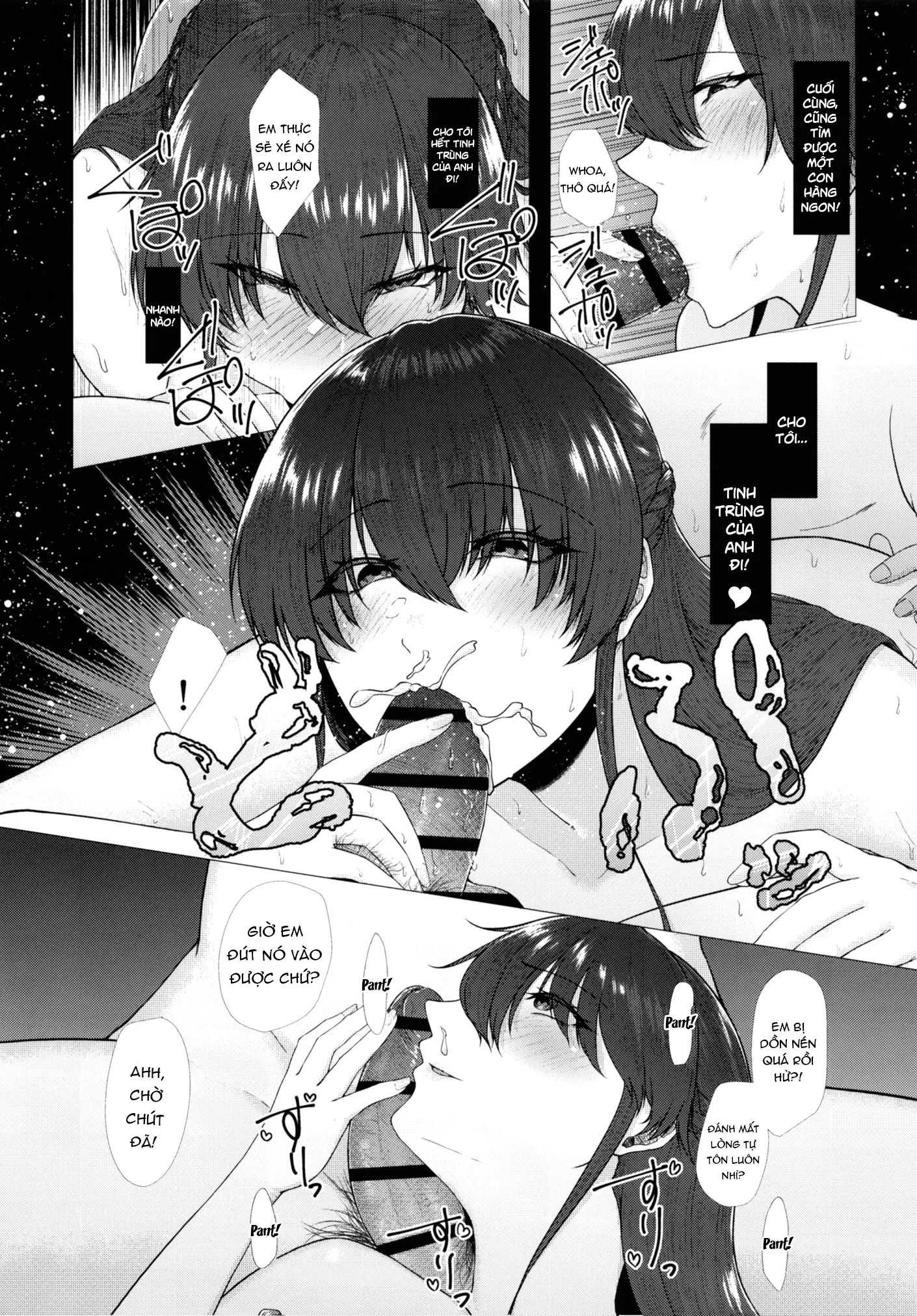 HentaiVN.net - Ảnh 10 - Was It All The Dream Of a Horny Woman Who's Been Pent Up With Sexual Frustration? [Noukou Sesshoku o Gaman deki nai Hatsujou Onna wa Noukou Sex no Yume o miru ka] - Oneshot