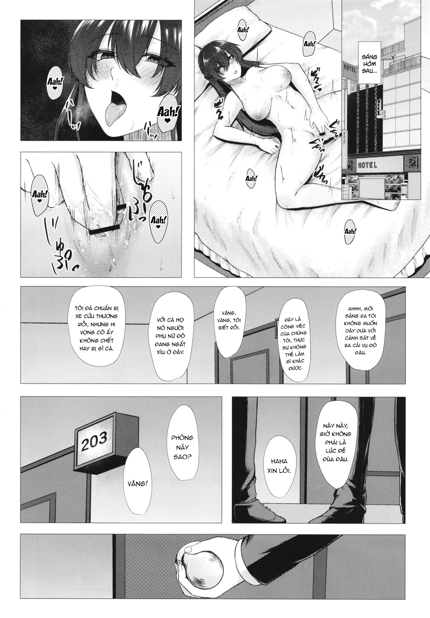 HentaiVN.net - Ảnh 20 - Was It All The Dream Of a Horny Woman Who's Been Pent Up With Sexual Frustration? [Noukou Sesshoku o Gaman deki nai Hatsujou Onna wa Noukou Sex no Yume o miru ka] - Oneshot