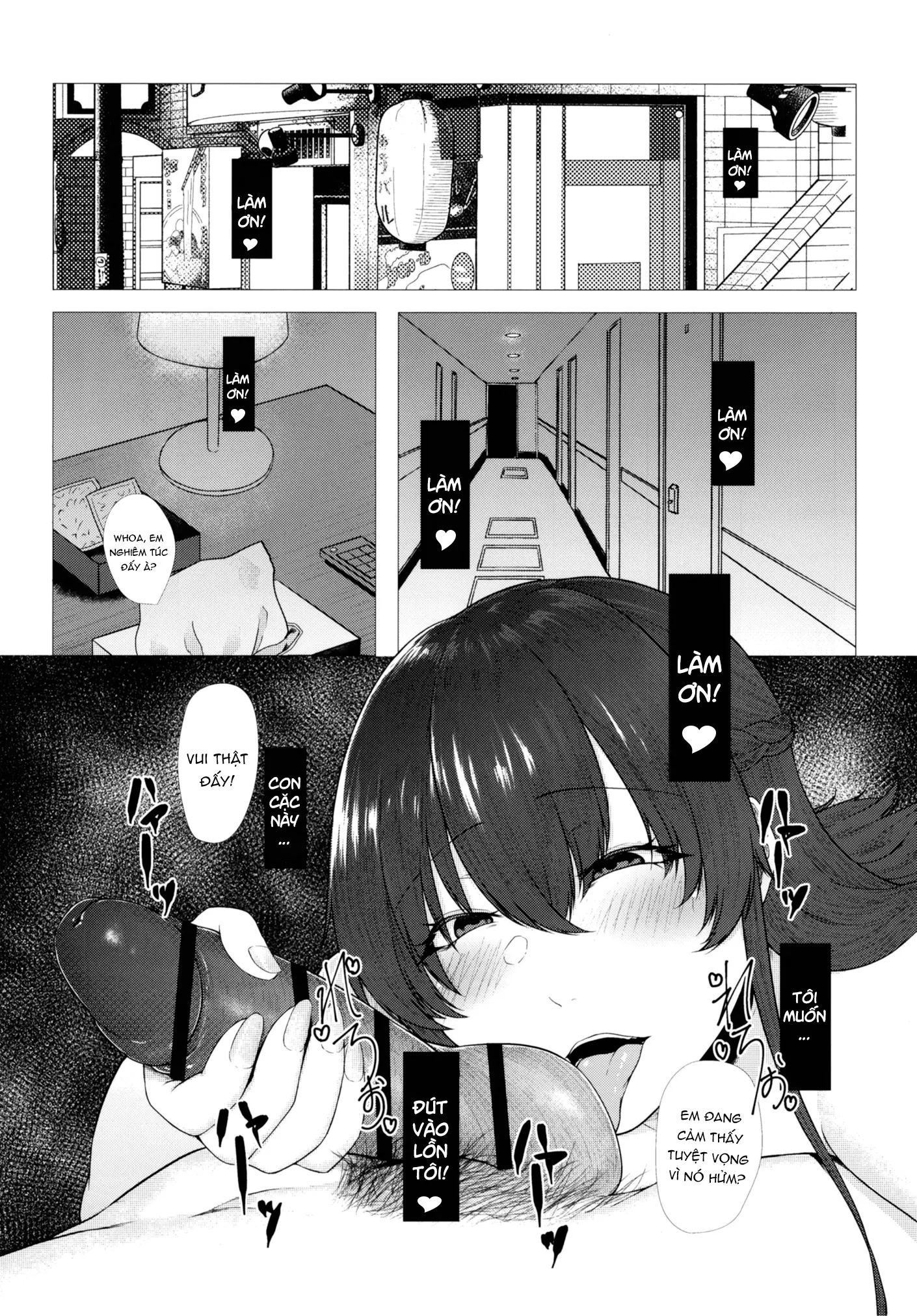 HentaiVN.net - Ảnh 9 - Was It All The Dream Of a Horny Woman Who's Been Pent Up With Sexual Frustration? [Noukou Sesshoku o Gaman deki nai Hatsujou Onna wa Noukou Sex no Yume o miru ka] - Oneshot
