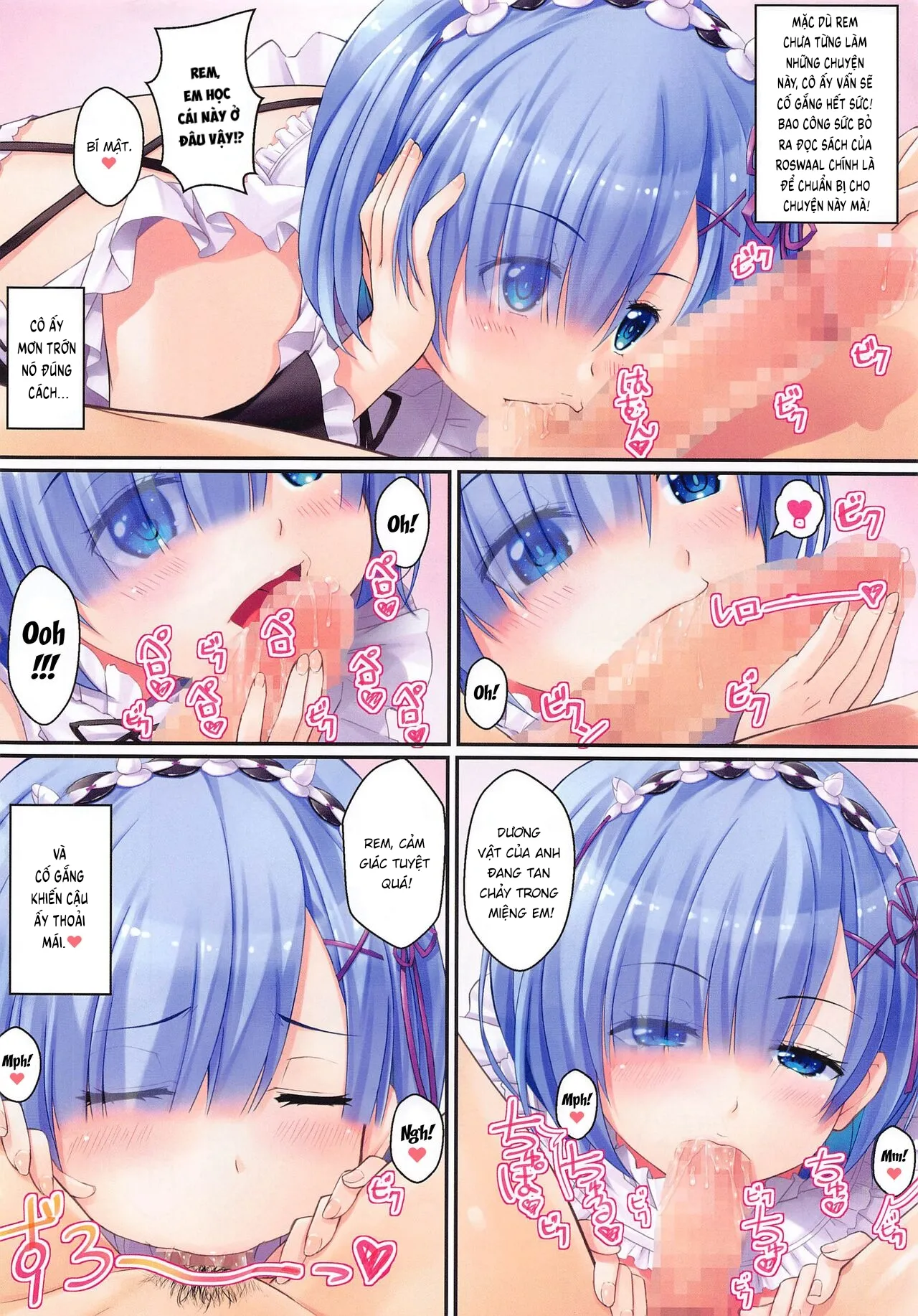HentaiVN.net - Ảnh 5 - Rem no Ecchi na Gohoushi - Oneshot