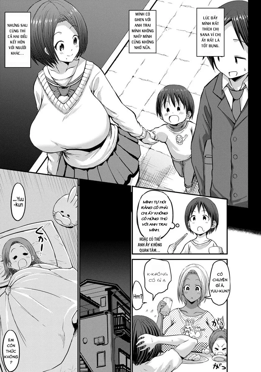 HentaiVN.net - Ảnh 3 - Ani no Osananajimi Kuro Gyaru Mama to Ototou no Boku - Chap 1