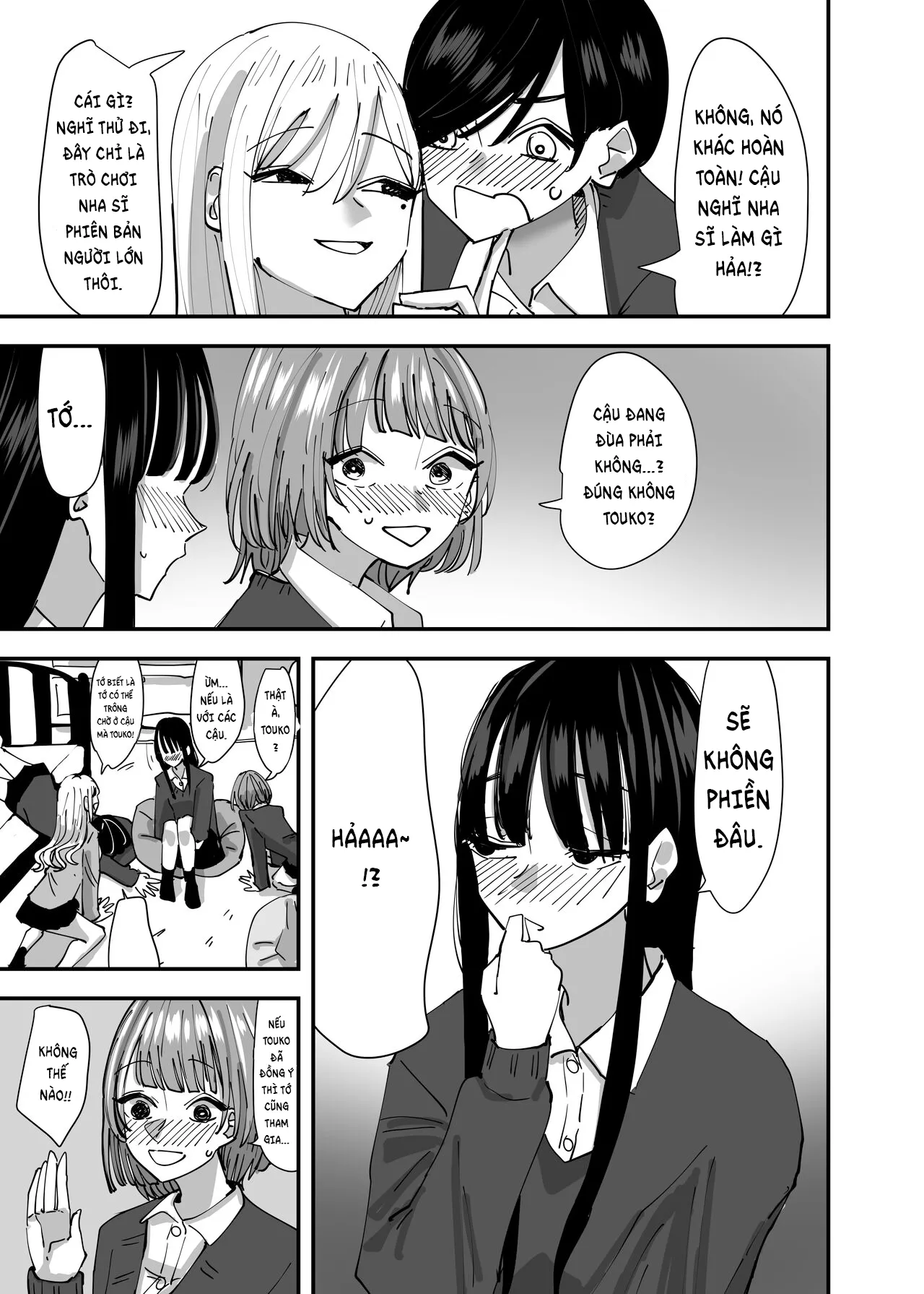 HentaiVN.net - Ảnh 12 - Chuyện tình của những cô nàng táo bạo [rampant yuri bloom] - Chap 1