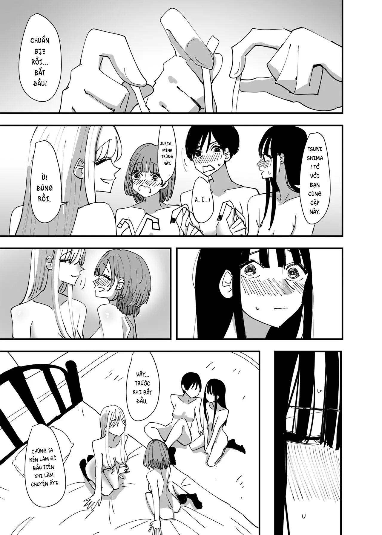 HentaiVN.net - Ảnh 16 - Chuyện tình của những cô nàng táo bạo [rampant yuri bloom] - Chap 1