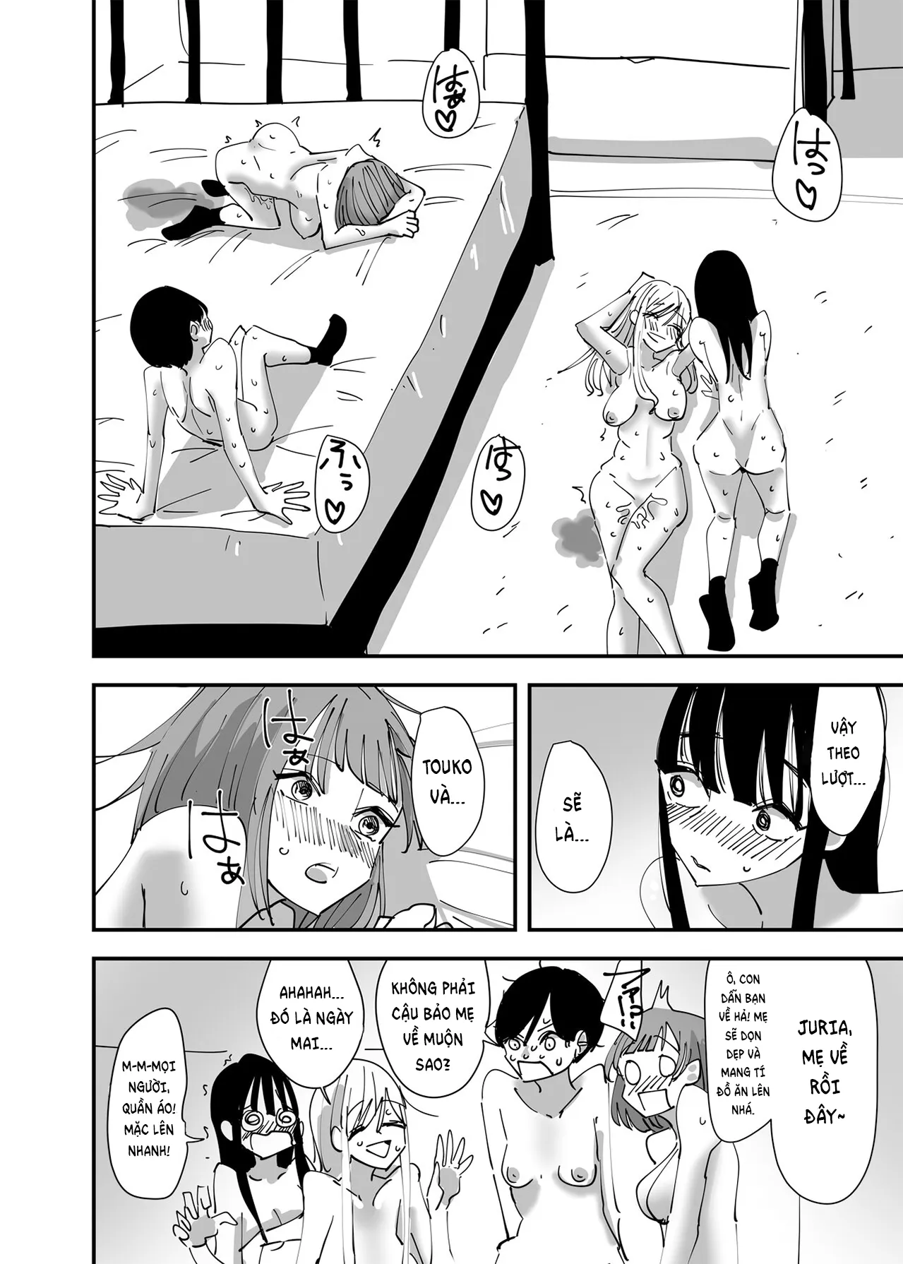 HentaiVN.net - Ảnh 33 - Chuyện tình của những cô nàng táo bạo [rampant yuri bloom] - Chap 1