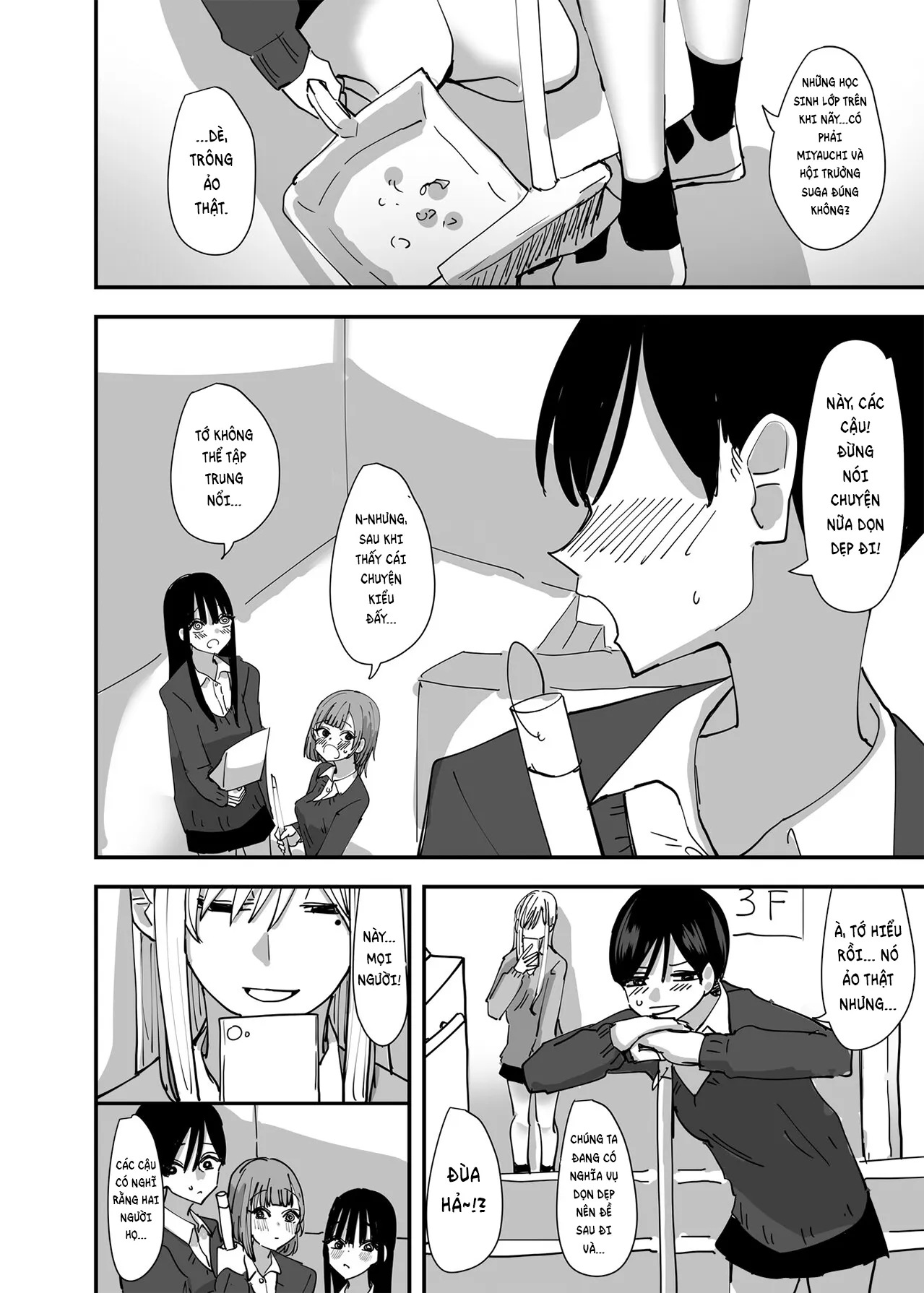 HentaiVN.net - Ảnh 5 - Chuyện tình của những cô nàng táo bạo [rampant yuri bloom] - Chap 1
