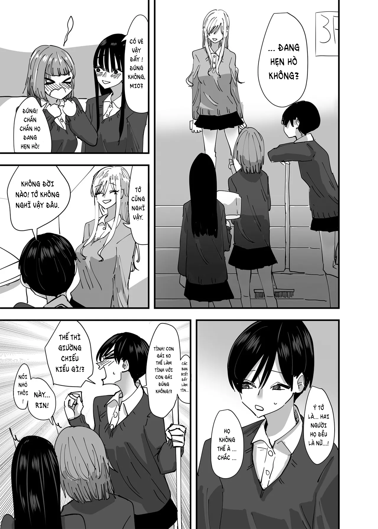 HentaiVN.net - Ảnh 6 - Chuyện tình của những cô nàng táo bạo [rampant yuri bloom] - Chap 1
