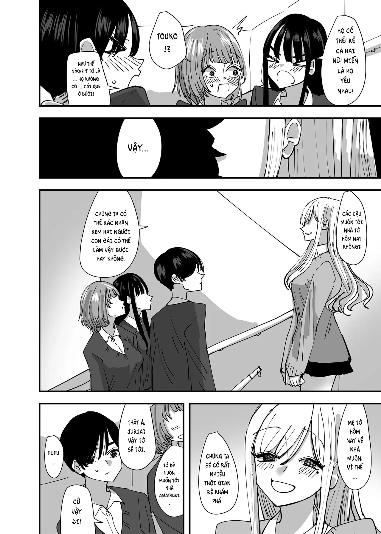 HentaiVN.net - Ảnh 7 - Chuyện tình của những cô nàng táo bạo [rampant yuri bloom] - Chap 1