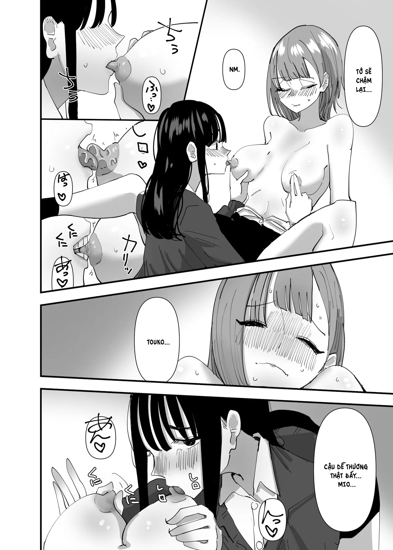 HentaiVN.net - Ảnh 11 - Chuyện tình của những cô nàng táo bạo [rampant yuri bloom] - Chap 2