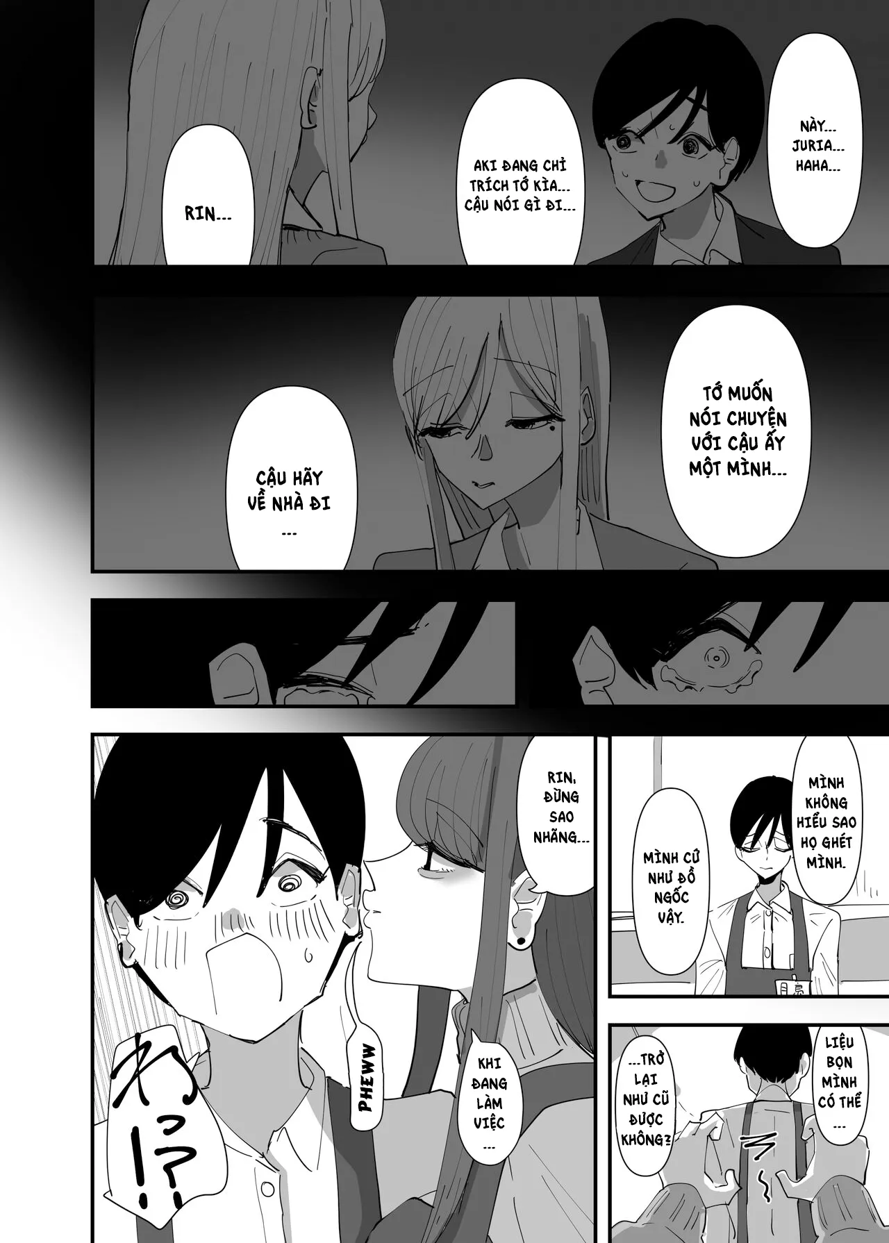 HentaiVN.net - Ảnh 21 - Chuyện tình của những cô nàng táo bạo [rampant yuri bloom] - Chap 2