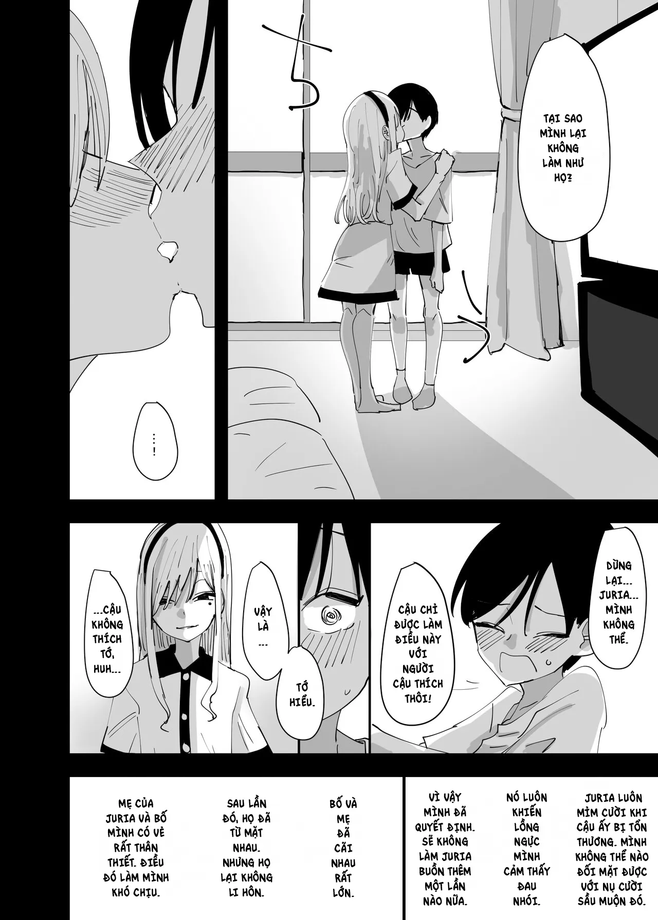 HentaiVN.net - Ảnh 5 - Chuyện tình của những cô nàng táo bạo [rampant yuri bloom] - Chap 2
