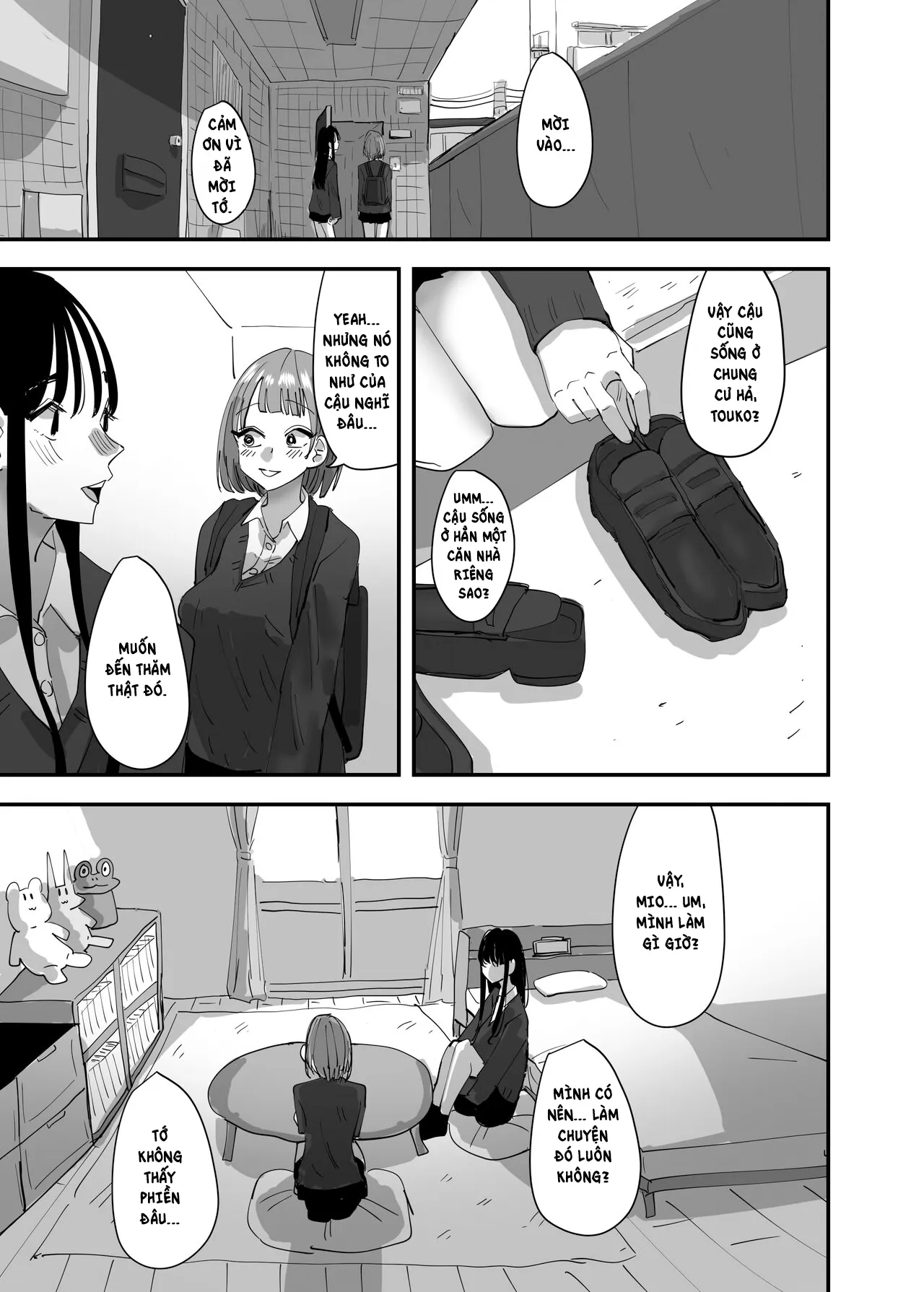 HentaiVN.net - Ảnh 6 - Chuyện tình của những cô nàng táo bạo [rampant yuri bloom] - Chap 2