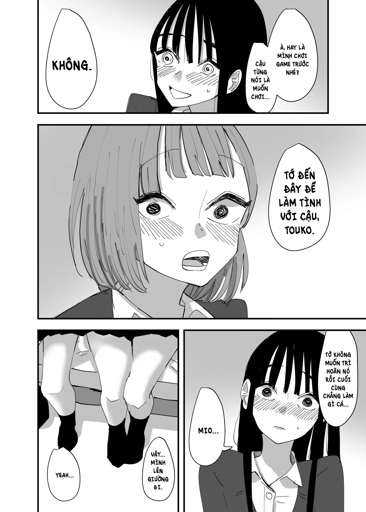 HentaiVN.net - Ảnh 7 - Chuyện tình của những cô nàng táo bạo [rampant yuri bloom] - Chap 2
