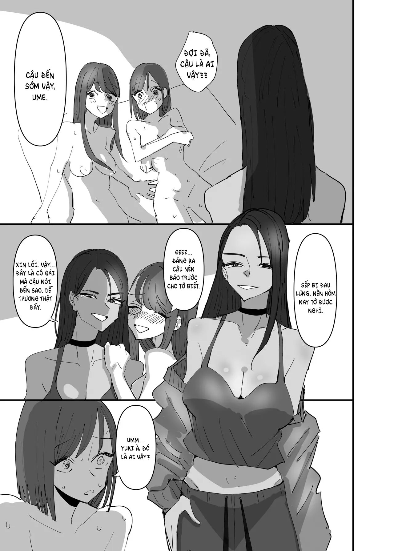 HentaiVN.net - Ảnh 16 - Chuyện tình của những cô nàng táo bạo [rampant yuri bloom] - Chap 3