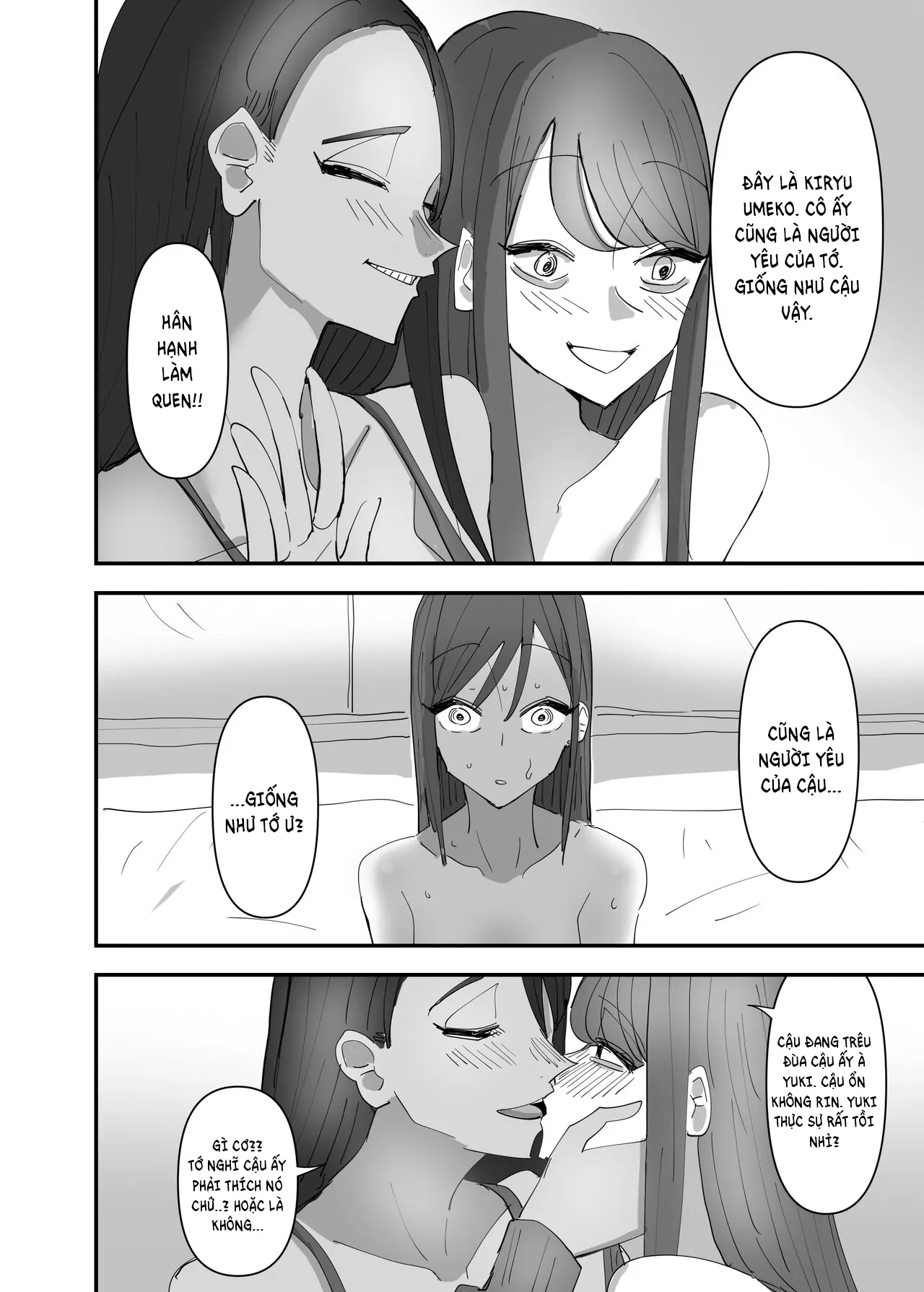HentaiVN.net - Ảnh 17 - Chuyện tình của những cô nàng táo bạo [rampant yuri bloom] - Chap 3