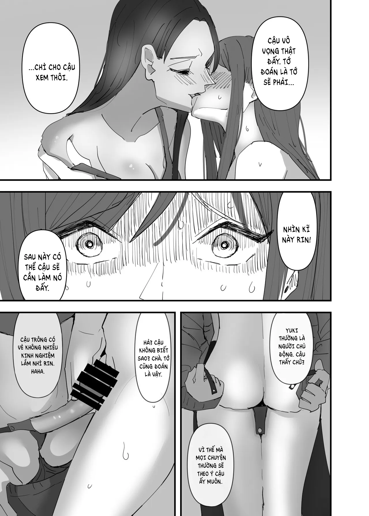 HentaiVN.net - Ảnh 18 - Chuyện tình của những cô nàng táo bạo [rampant yuri bloom] - Chap 3