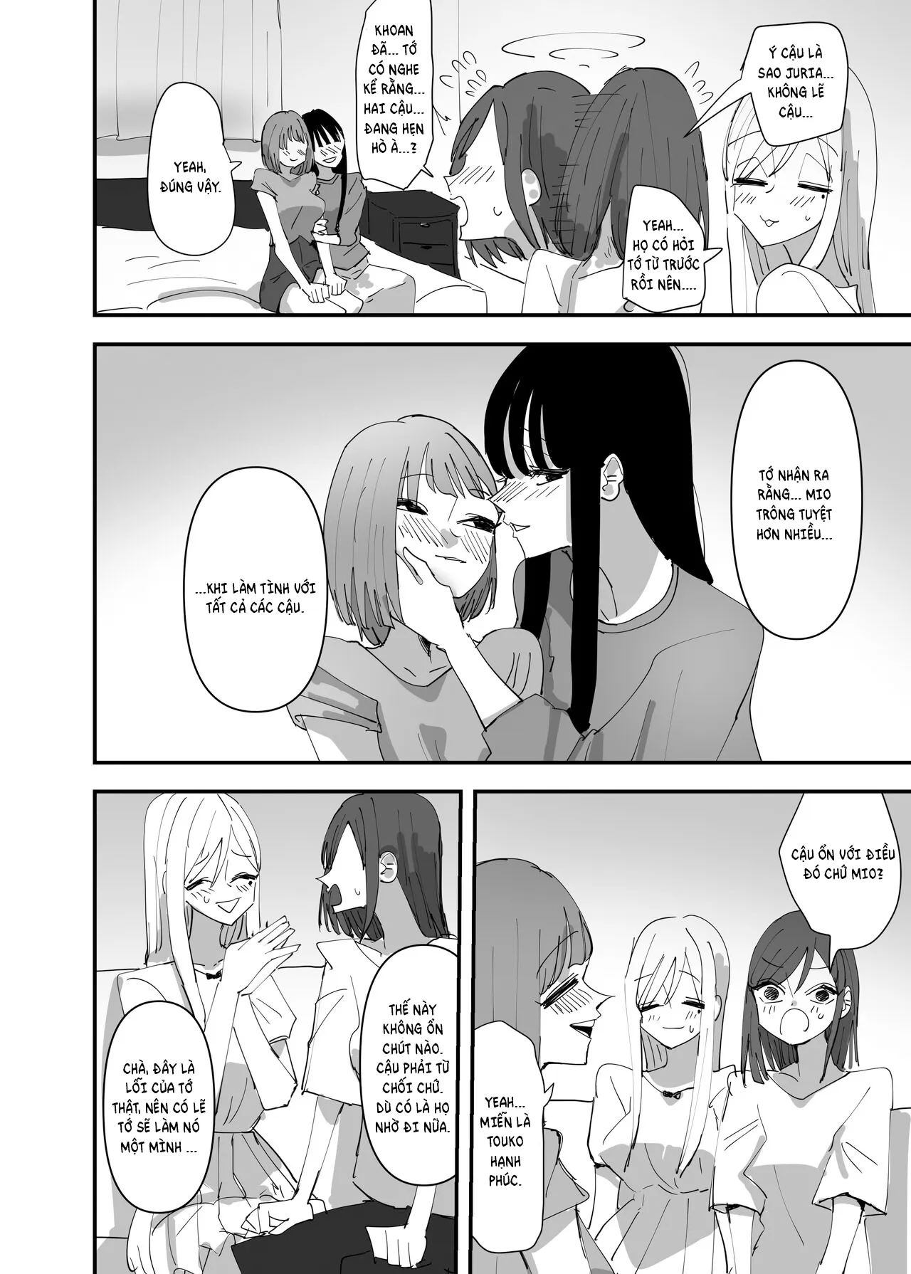 HentaiVN.net - Ảnh 25 - Chuyện tình của những cô nàng táo bạo [rampant yuri bloom] - Chap 3