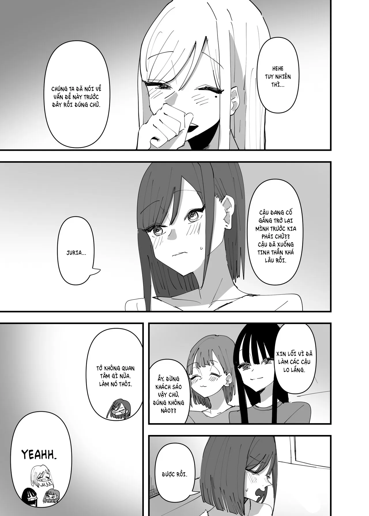 HentaiVN.net - Ảnh 26 - Chuyện tình của những cô nàng táo bạo [rampant yuri bloom] - Chap 3