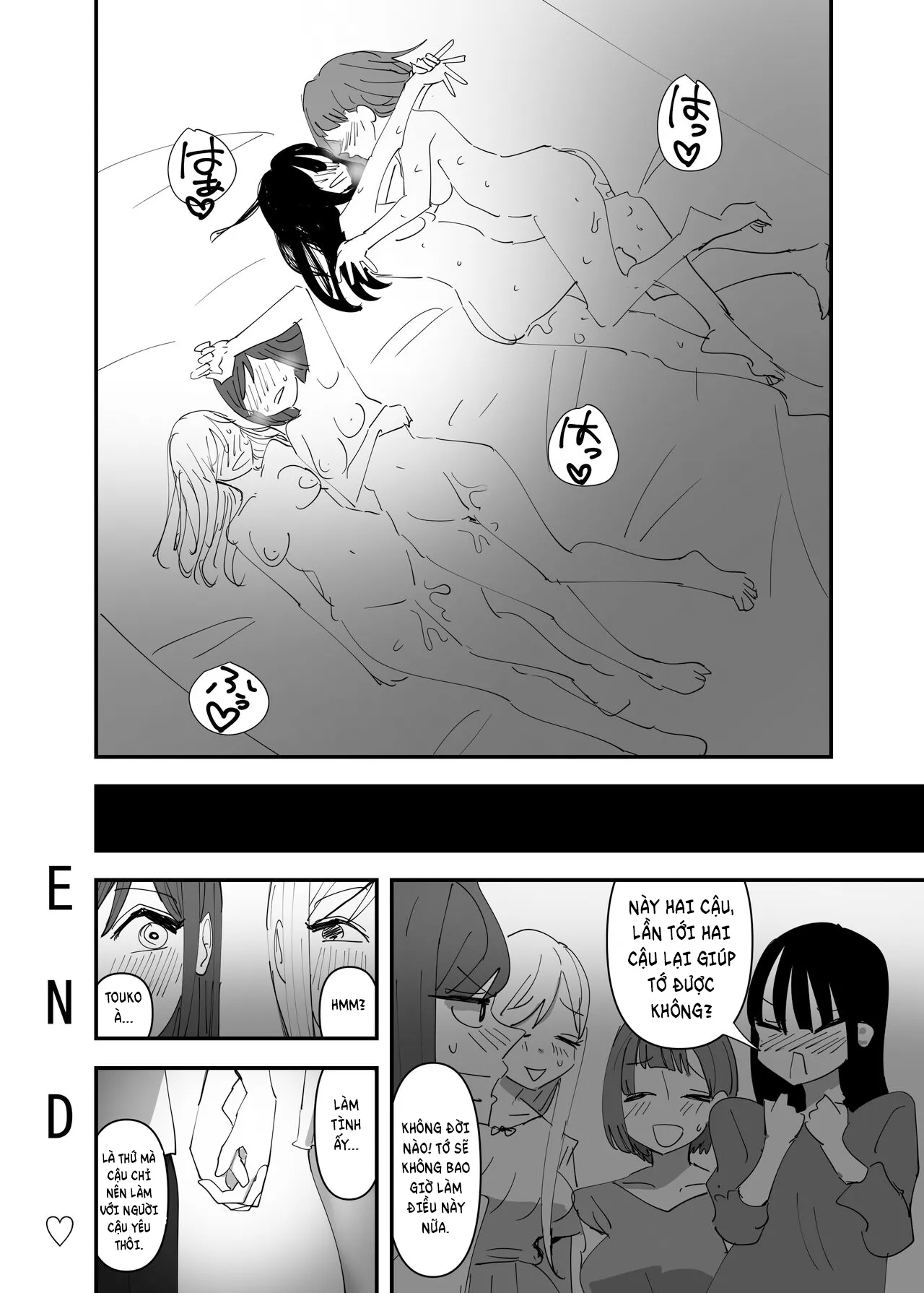 HentaiVN.net - Ảnh 43 - Chuyện tình của những cô nàng táo bạo [rampant yuri bloom] - Chap 3