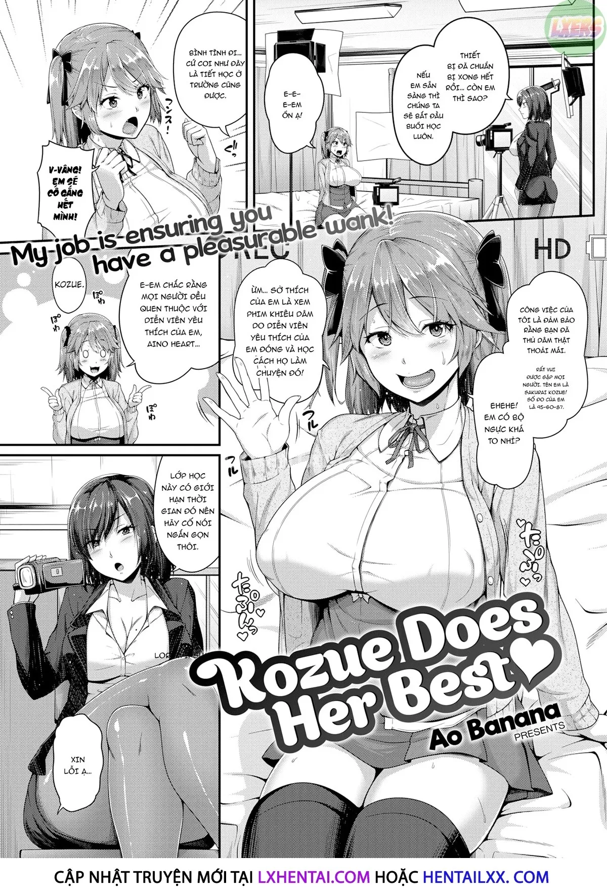 HentaiVN.net - Ảnh 5 - Kozue làm điều mà cô ấy giỏi nhất - Oneshot