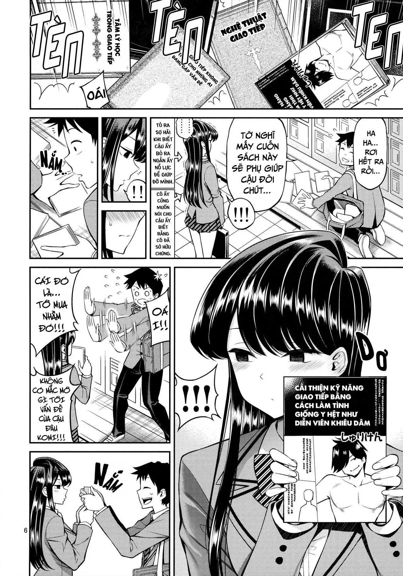 HentaiVN.net - Ảnh 6 - Komi rất nhạy cảm [Komi-san wa, Komyushou desu] - Oneshot