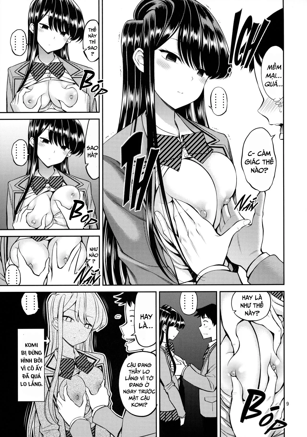 HentaiVN.net - Ảnh 9 - Komi rất nhạy cảm [Komi-san wa, Komyushou desu] - Oneshot