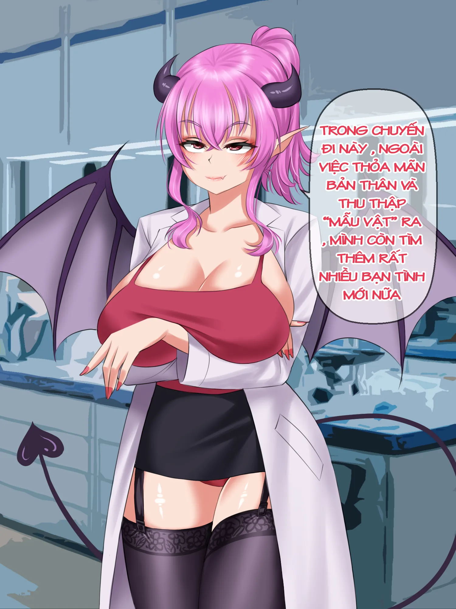 HentaiVN.net - Ảnh 4 - Ngày xả stress của Succubus [Succubus ...stress-relief... day] - Chap 6: End.