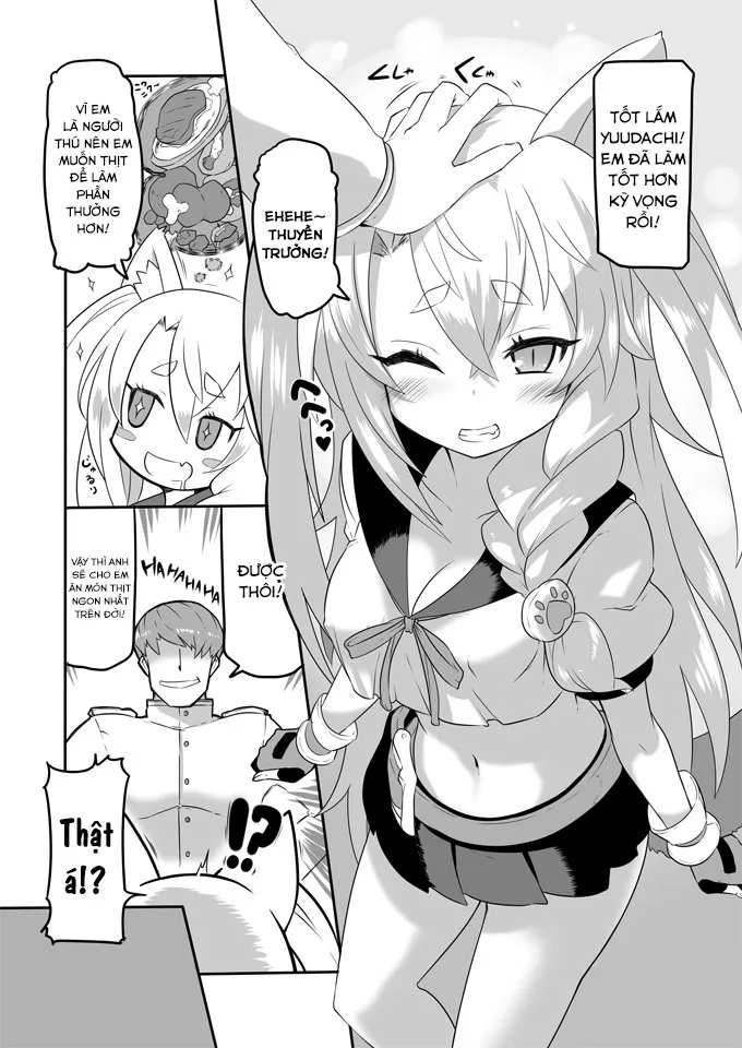 HentaiVN.net - Ảnh 3 - Yuudachi và miếng thịt ngon [Yuudachi and Delicious Meat] - Oneshot