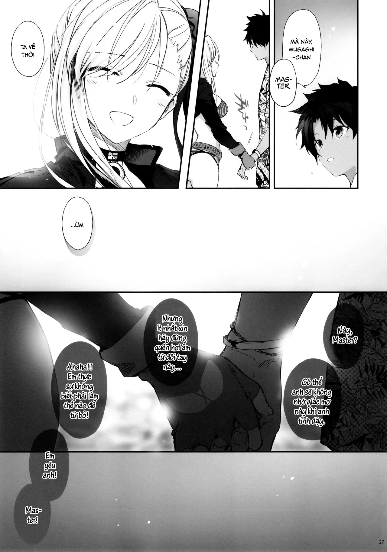 HentaiVN.net - Ảnh 27 - I'll Trace Your Contour with My Fingertips Warmed from the Summer Heat [熱の灯った指先で、きみの輪郭をなぞる; Netsu no Tomotta Yubisaki de, Kimi no Rinkaku o Nazoru] - Oneshot