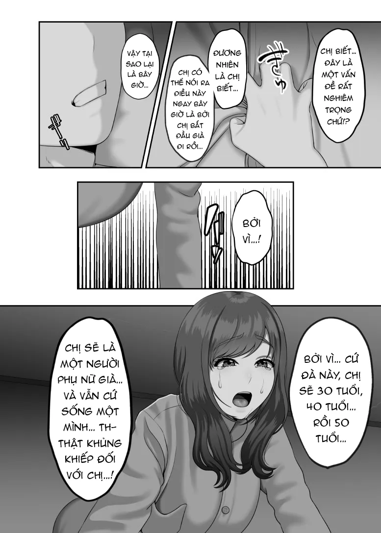 HentaiVN.net - Ảnh 16 - Thanh xuân tuổi 30 [30-sai ni Naru Shojo no Ane wa Asetteiru] - Oneshot