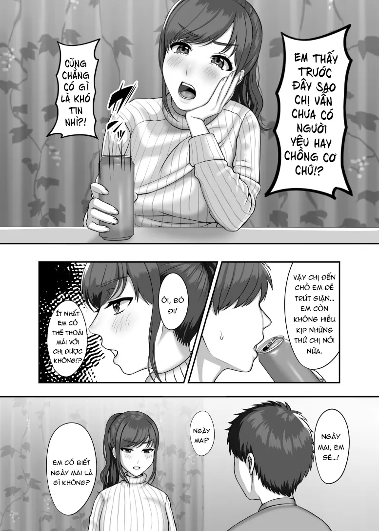 HentaiVN.net - Ảnh 6 - Thanh xuân tuổi 30 [30-sai ni Naru Shojo no Ane wa Asetteiru] - Oneshot