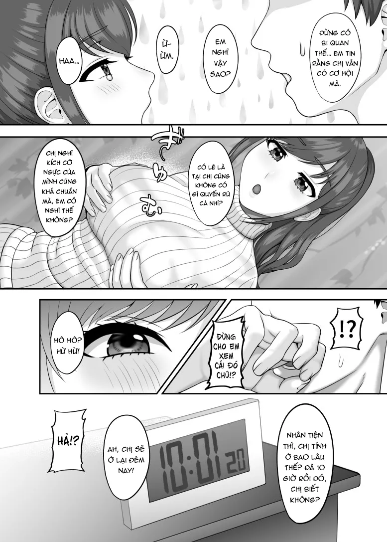 HentaiVN.net - Ảnh 8 - Thanh xuân tuổi 30 [30-sai ni Naru Shojo no Ane wa Asetteiru] - Oneshot