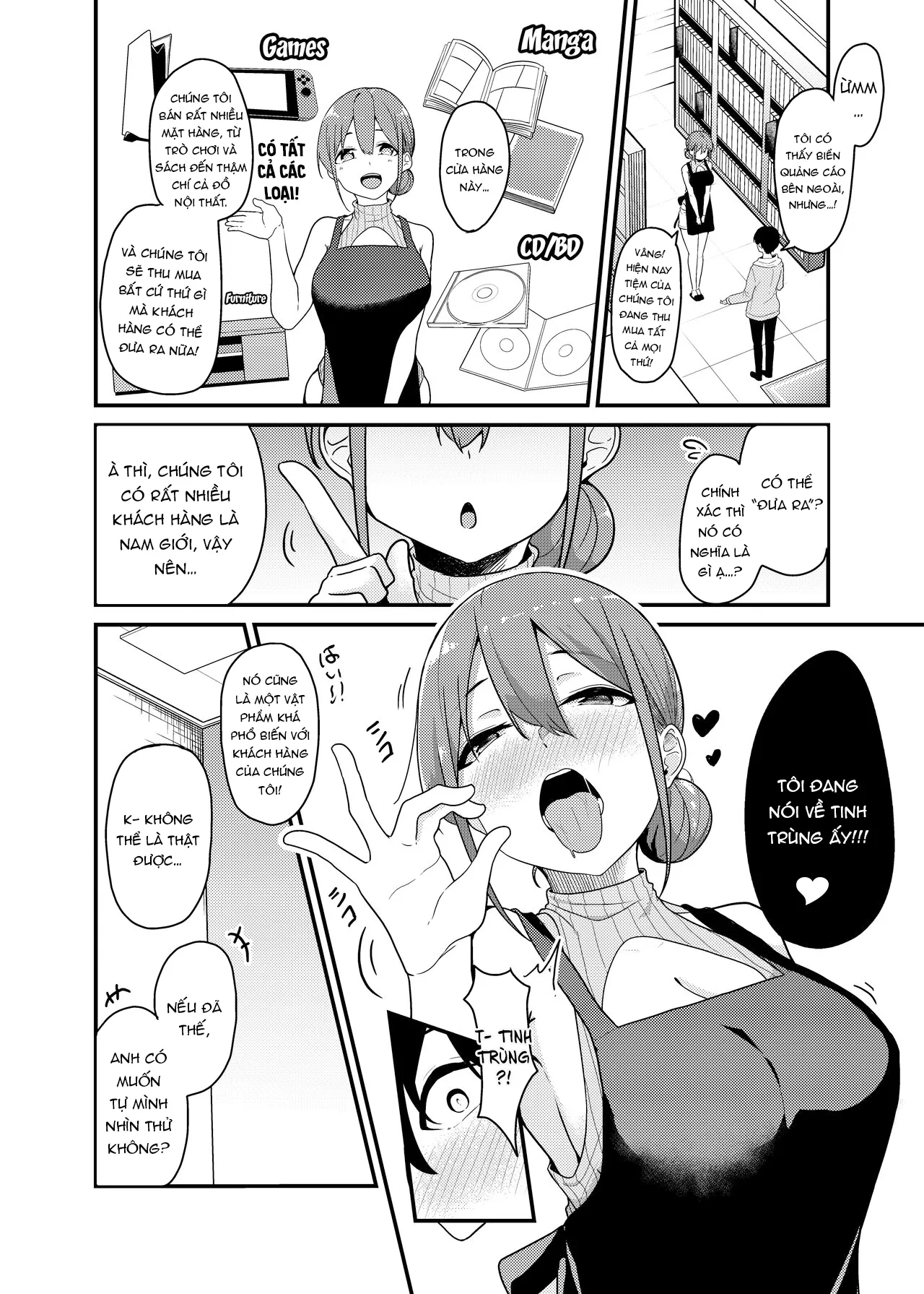 HentaiVN.net - Ảnh 4 - Dịch vụ mua tinh trùng!!! [Sakusei Kaitori Service; Sperm Buying Service] - Oneshot
