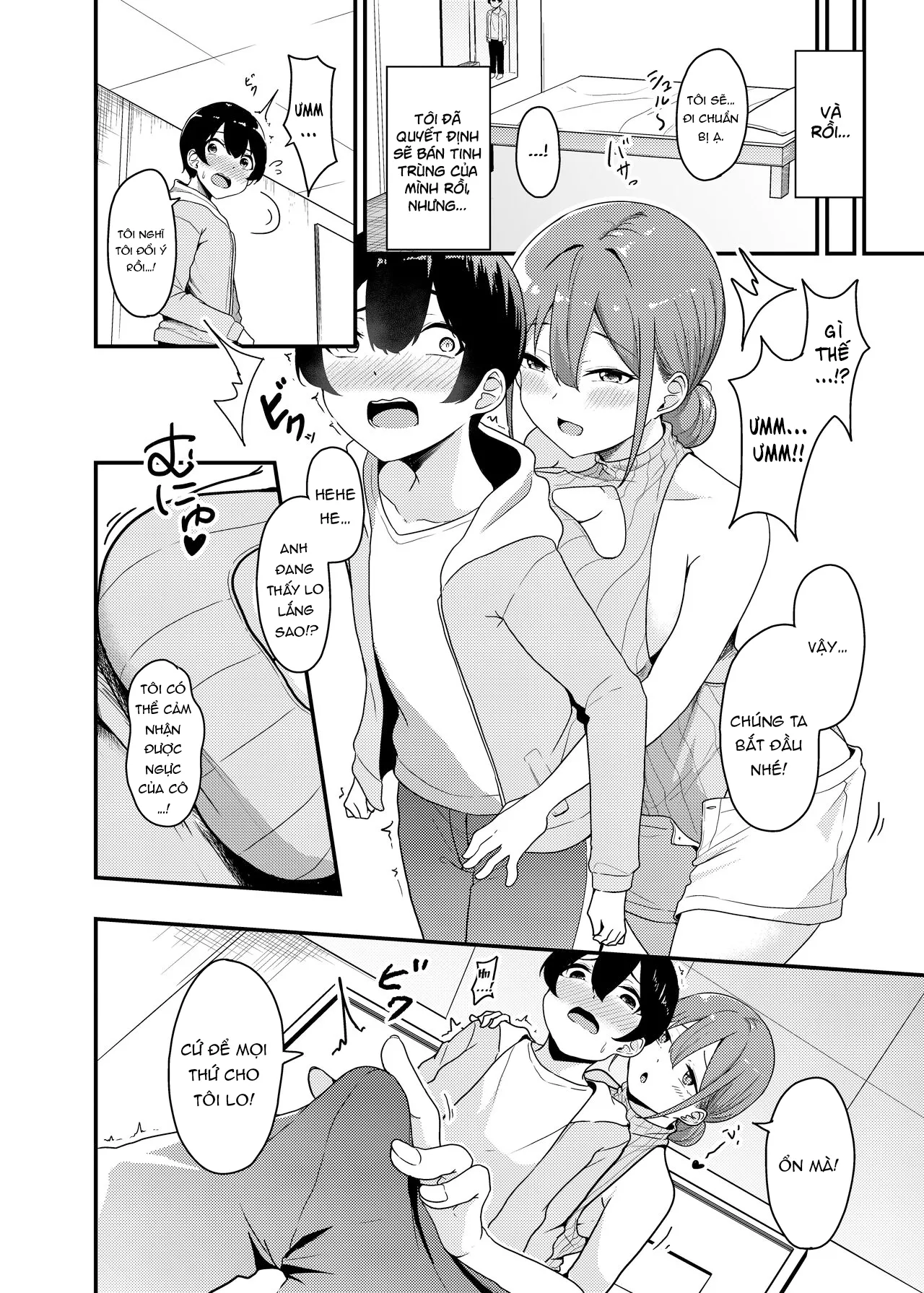 HentaiVN.net - Ảnh 6 - Dịch vụ mua tinh trùng!!! [Sakusei Kaitori Service; Sperm Buying Service] - Oneshot