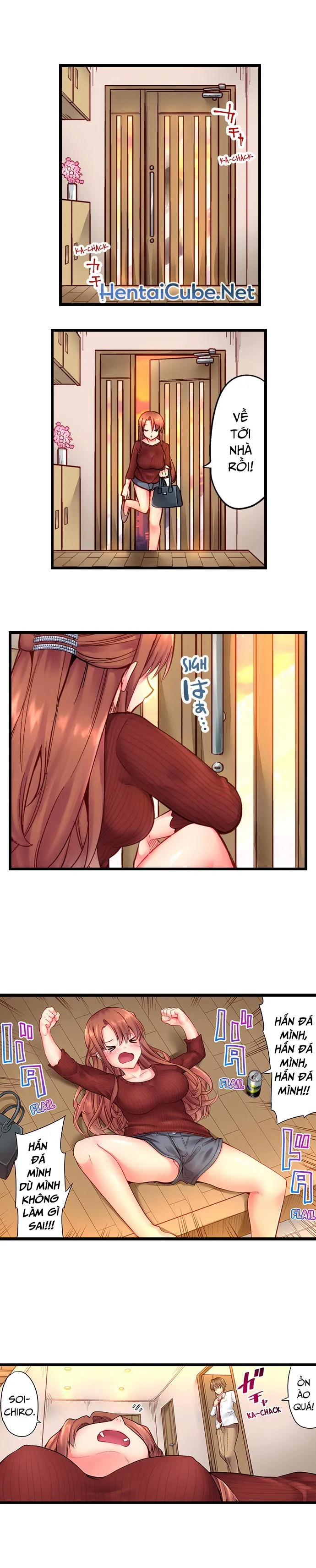 HentaiVN.net - Ảnh 3 - Thôi Miên Em Trai Tôi Để Phịch [“Hypnotized” Sex with My Brother, SEXごっこ～弟のマッサージ奉仕にされるがままイキ果てた後で…] - Chap 1