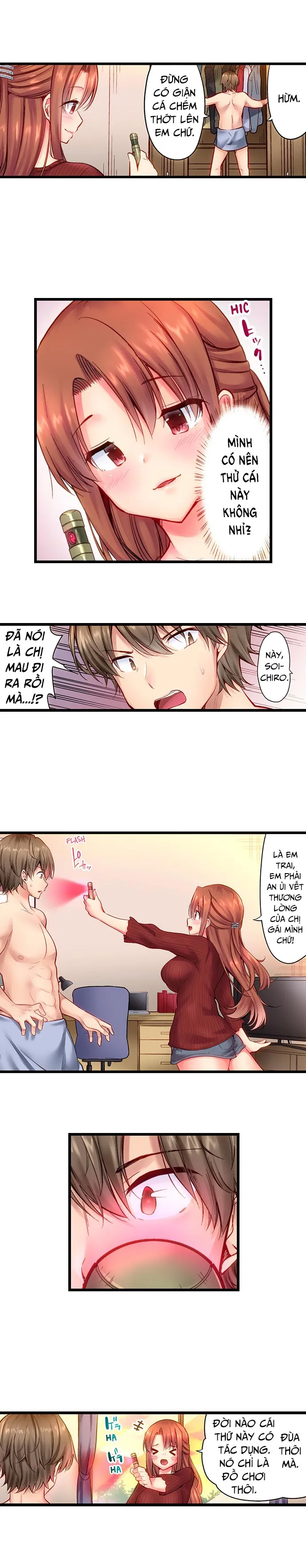 HentaiVN.net - Ảnh 7 - Thôi Miên Em Trai Tôi Để Phịch [“Hypnotized” Sex with My Brother, SEXごっこ～弟のマッサージ奉仕にされるがままイキ果てた後で…] - Chap 1