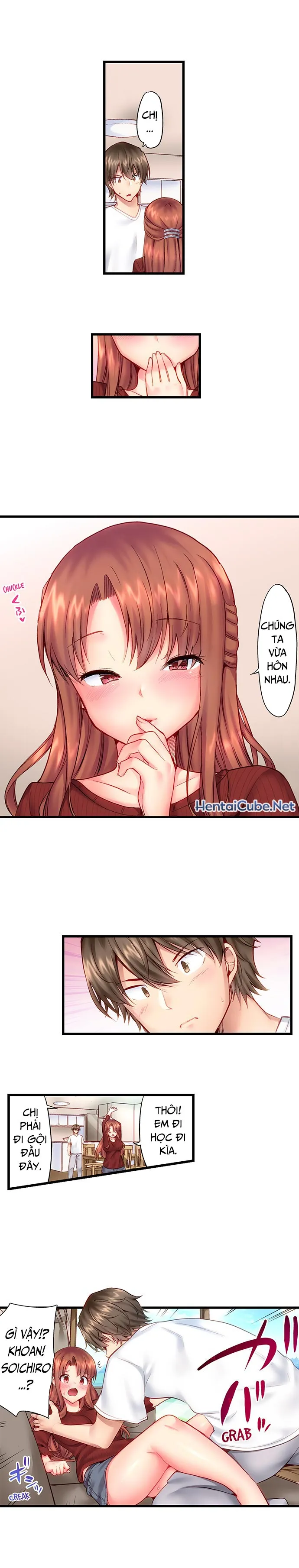 HentaiVN.net - Ảnh 3 - Thôi Miên Em Trai Tôi Để Phịch [“Hypnotized” Sex with My Brother, SEXごっこ～弟のマッサージ奉仕にされるがままイキ果てた後で…] - Chap 5