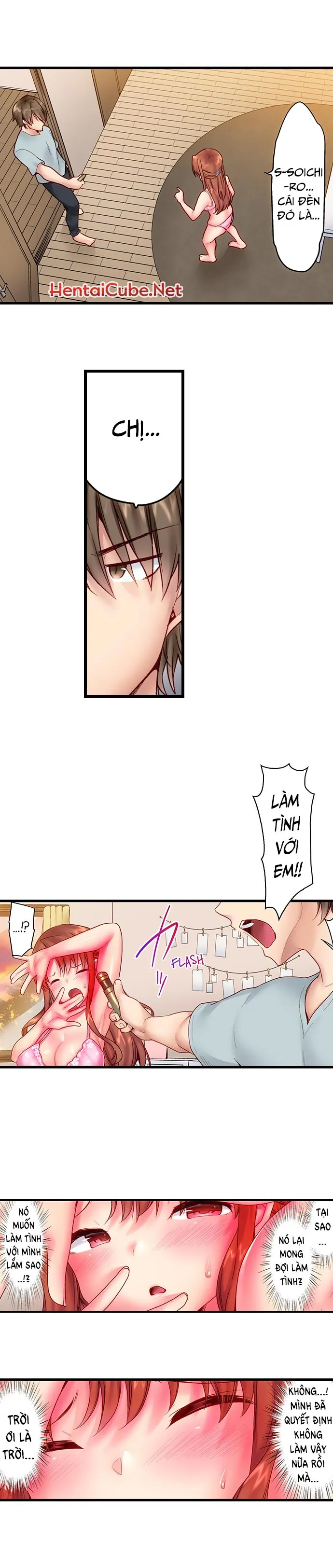 HentaiVN.net - Ảnh 3 - Thôi Miên Em Trai Tôi Để Phịch [“Hypnotized” Sex with My Brother, SEXごっこ～弟のマッサージ奉仕にされるがままイキ果てた後で…] - Chap 20
