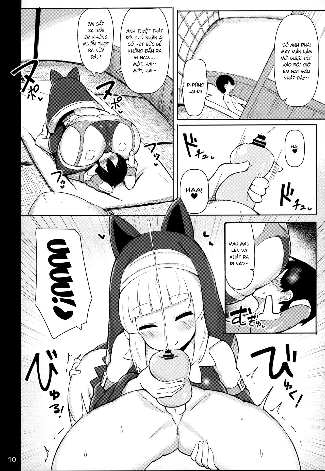 HentaiVN.net - Ảnh 9 - Khóa huấn luyện shota của bà chị vú bự [Bakunyuu Itome Sister OneShota Oshiokiroku] - Oneshot