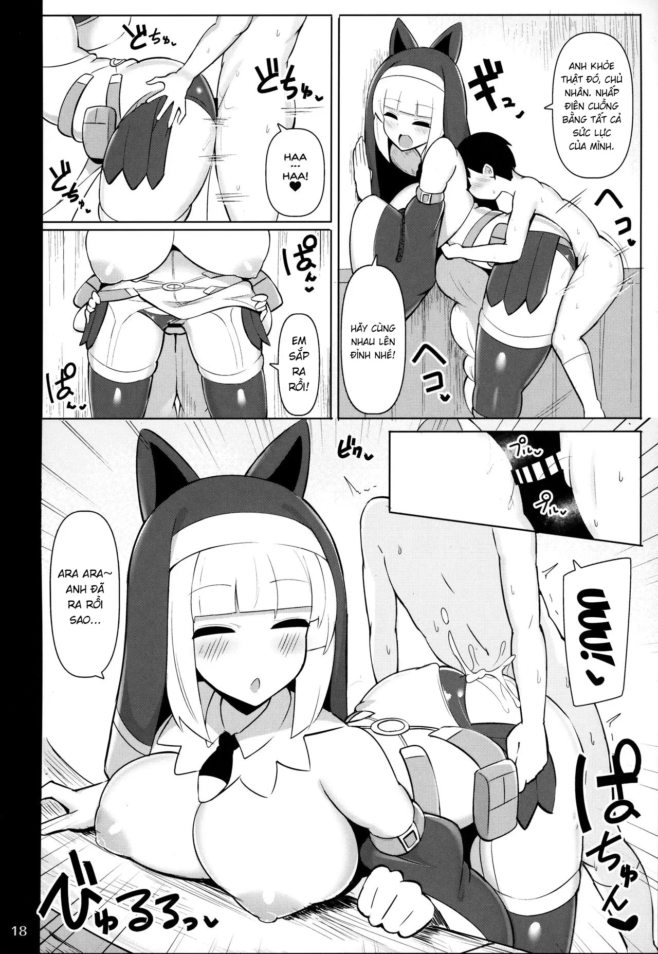 HentaiVN.net - Ảnh 17 - Khóa huấn luyện shota của bà chị vú bự [Bakunyuu Itome Sister OneShota Oshiokiroku] - Oneshot