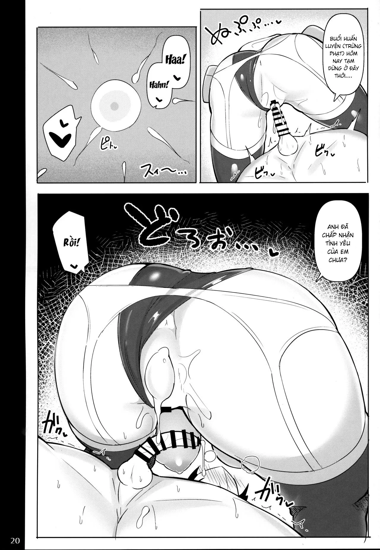HentaiVN.net - Ảnh 19 - Khóa huấn luyện shota của bà chị vú bự [Bakunyuu Itome Sister OneShota Oshiokiroku] - Oneshot