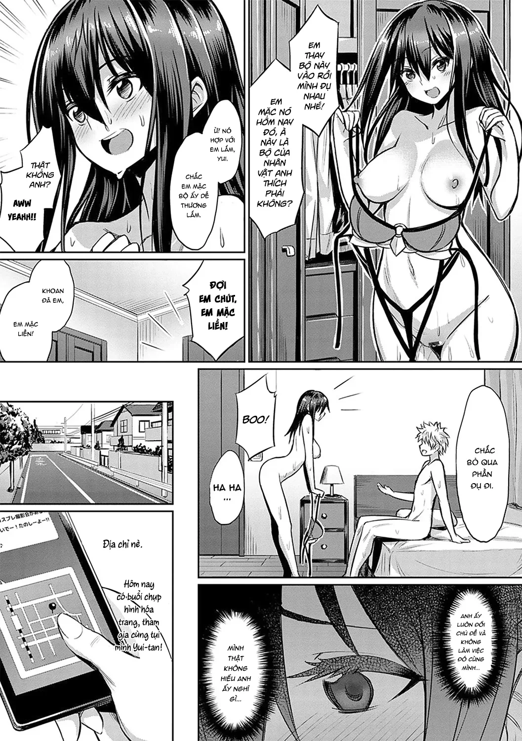 HentaiVN.net - Ảnh 3 - Mặt trái của buổi chụp hình. Ngắm nhìn sự dâm đãng của em đi mà! [Cosplay Satsueikai no Uragawa ~Midara na Watashi o Motto Mite~] - Oneshot